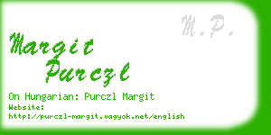 margit purczl business card
